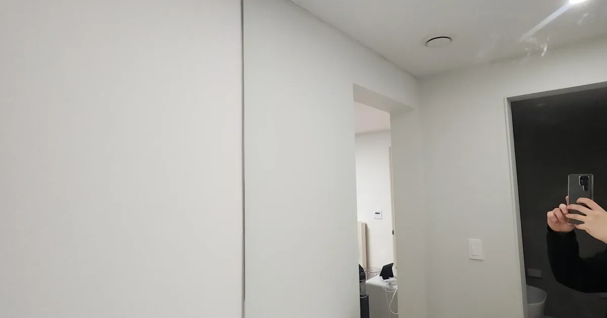 화장대 거울 신규 설치 시공 사례